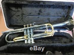 Bach USA Brass Trumpet With Fresh Silver-plated Body And Gold Lacquered Trim