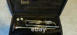 Bach stradivarius trumpet model 37, used, includes case, mutes, and much more