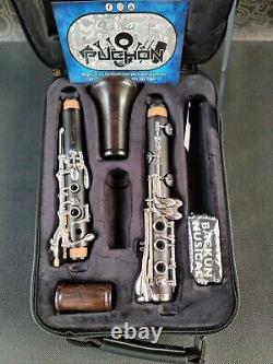 Backun Protege Grenadilla Wood & Silver Plated Keys Bb Clarinet Professional