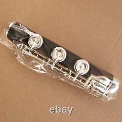 Band Professional Ebony Flute C Key 17 Open Hole Low B
