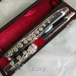 Band Professional Ebony Flute C Key 17 Open Hole Low B