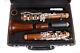 Bb Key 17 Key Professional Clarinet Rosewood Wooden Body Silver Plated