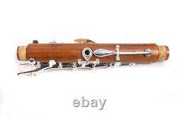 Bb Key 17 key Professional Clarinet Rosewood Wooden Body Silver Plated