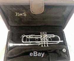 Beautiful 1998 Bach Stradivarius 180S37 Bb Trumpet Silver