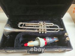 Benge Resno Tempered 3 Bell Custom Built Silver Plate Trumpet Super Cond
