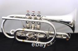 Brand New Adams Cornet Selected Model Trumpet in Silver Plate