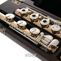 Brand New PEARL Flute CD958 RBE in. 958 Silver withROSE GOLD Plating ShipsFREE