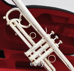Brand new Professional Reverse Leadpipe Trumpet horn Silver FREE SHIPPING