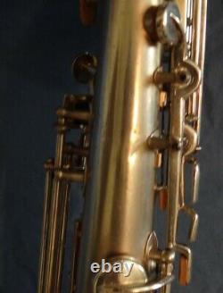 Buescher Tipped Bell Bb SILVER PLATED Soprano Sax VERY RARE