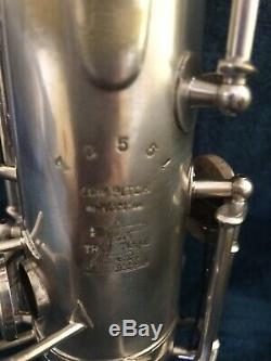 Buescher True Tone LP C Melody Sax. #72551Year 1920 well clean, without tarnish