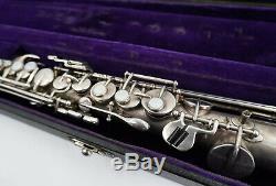 Buescher Vintage True Tone Straight Soprano Saxophone with Case S/N #229347