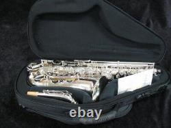 Buffet Crampon Senzo Red Brass Professional Model Alto Sax in Silver Plate