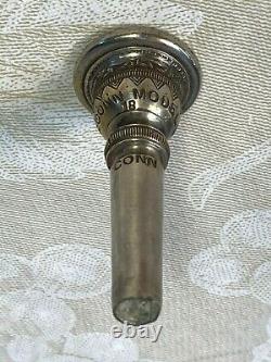 C G Conn Silver Cornet 1902 The Wunder Model with Case, Mouthpiece and Baffle
