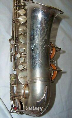 CONN 6m viii Silver/ Gold ALTO SAXOPHONE -RTH, VG ResoPADS/ VERY GOOD CONDITION