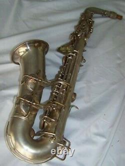 CONN 6m viii Silver/ Gold ALTO SAXOPHONE -RTH, VG ResoPADS/ VERY GOOD CONDITION