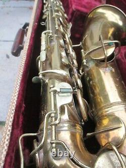 CONN CHU-BERRY Bb TENOR SAXOPHONE CIRCA 1928 DOES NOT PLAY SELLING AS IS
