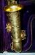 Conn Chu New W. 2 Gold Plated Alto Saxophone Origplating/origcase Xclnt Condition