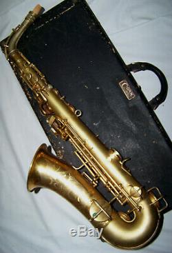 CONN Chu New W. 2 GOLD PLATED ALTO SAXOPHONE OrigPlating/OrigCase XCLNT CONDITION