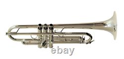 Carol Brass Professional CTR-5000L-YLT Silver Plate Bb Trumpet 1/2 price of Xeno