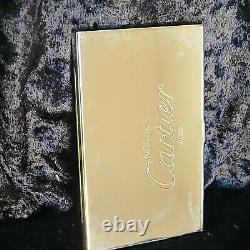 Cartier Parfums Paris Silver Plated Business Card ID Holder Wallet NEW