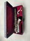 Concertone Silver Plated Tenor Sax 1920's Martin In Red Velvet 1920's Wood Case