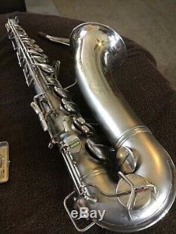 Conn 10m Tenor Saxophone in Satin Silver
