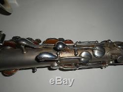 Conn Silver Plated C Melody Saxophone #140190
