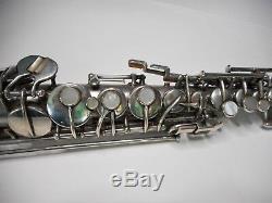 Conn Silver Plated C Soprano Saxophone #118xxx