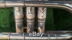 Cornet, Keefer, Bb, Silver plate and Gold washed 1917/1918