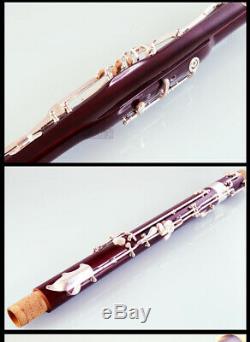 Customized Pro Maple Bassoon Heckel system C Keys Silver Plated NewithCase