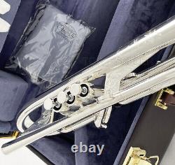 Customized USA WEIBSTER Flumpet Bb Trumpet Silver Plated Unique Horn WTR-800S
