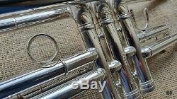 D. Calicchio ULTRA 1s/7 LARGE BORE, silverplated GAMONBRASS trumpet