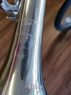 E-BENGE RESNO TEMPERED BELL CG USA Bb TRUMPET SILVER PLATED