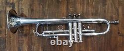 EXC Benge 65B Silver Plated Trumpet Orig. Carry Case & Quick Shipping