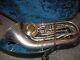 Early Conn 5 Valve Baritone? Euphonium Double Bell Vintage Rare-one Owner Withcase