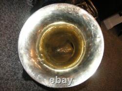 Early Conn 5 Valve Baritone? Euphonium Double Bell Vintage Rare-ONE OWNER WithCASE