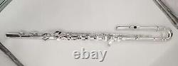 Eastern Music Pro Use Silver Plated C Key Bass Flute With Hard Case