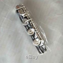 Excellent ebony flute C key 17 Open hole Low B/wooden flute