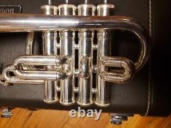 Exceptional Yamaha YTR-6810S Bb/A Four-Valve Silver Piccolo Trumpet-Gorgeous