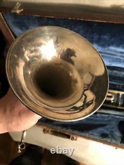 FINAL $A£ $$$ GETZEN CUSTOM SERIES (Generation 2) Trumpet SILVER GREAT PLAYER
