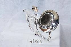 Flugelhorn silver + gold finish BB pitch with Hard case And Mouthpiece