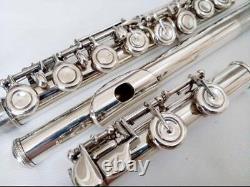 Flute YAMAHA YFL-351 Professional Model Lip Silver Plated with E-Mechanism + Case