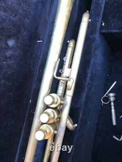 Frank Holton Model Llewellyn Trumpet Gold Plated Finish