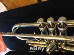 Getzen, 770SP Select, Elkhorn, WI USA, Silver, Bb Trumpet with Case MINTY