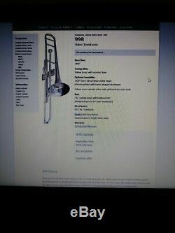 Getzen Eterna Series 998 Bb Valve Trombone