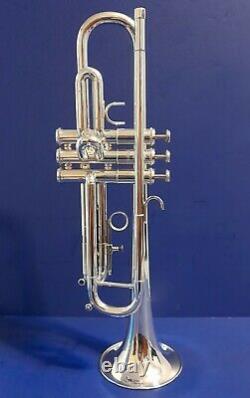 Getzen Eterna Severinsen Model Silver Bb Trumpet, Bach 3C and Original case