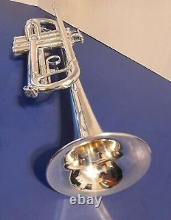 Getzen Eterna Severinsen Model Silver Bb Trumpet, Bach 3C and Original case