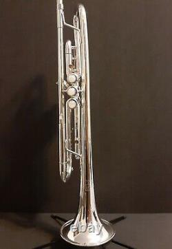 Getzen Eterna Severinsen Model Silver Bb Trumpet, Jetone MP's /Protec Case