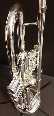 Getzen Eterna Severinsen Model Silver Bb Trumpet, Jetone MP's /Protec Case