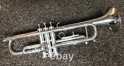 Getzen Eterna Severinsen Model Silver Bb Trumpet Vintage 1970s